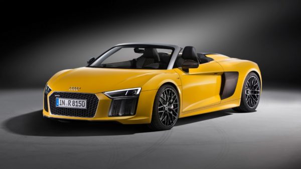 Yellow 2017 Audi R8